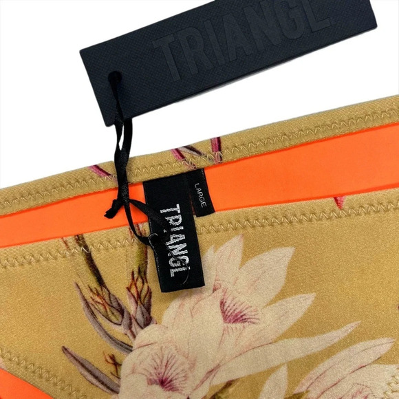 {triangl} "Coco Floral Affair" Neoprene Bikini Bottom Swimsuit - Picture 5 of 6